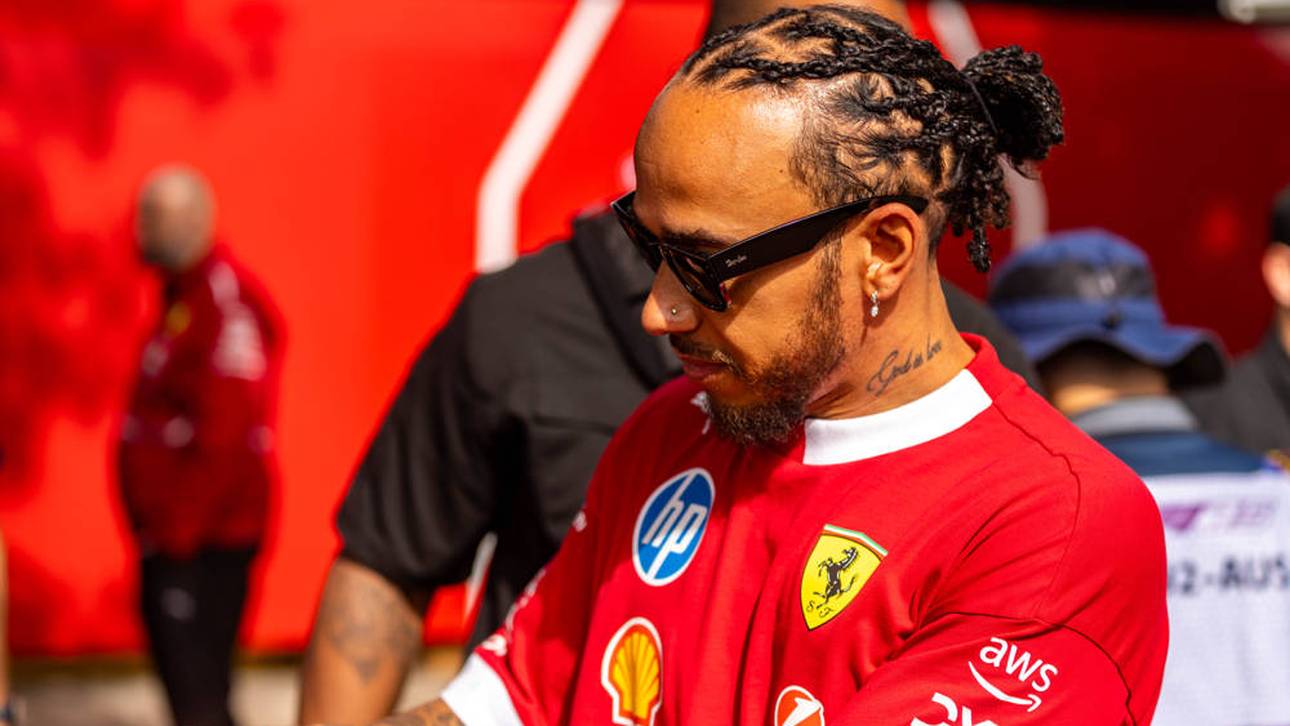 Hamilton-Klatsche im Ferrari