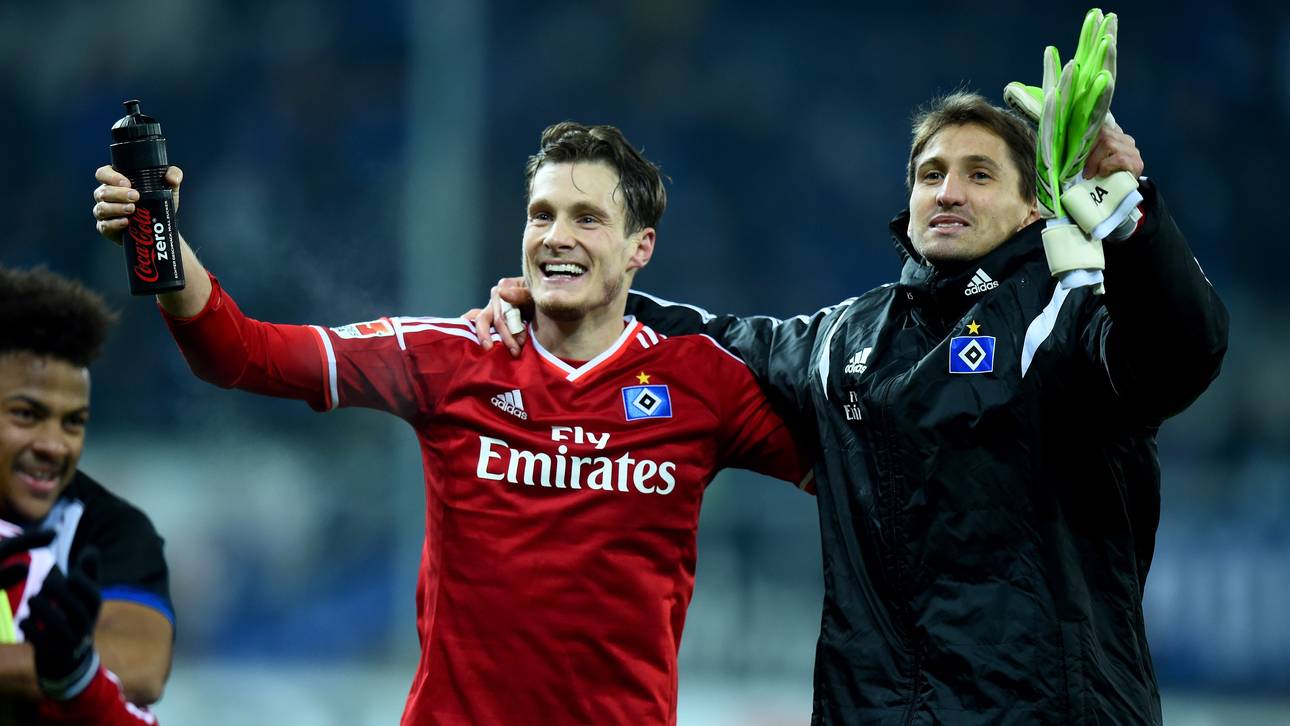 Marcell Jansen (l.) beendete seine aktive Karriere