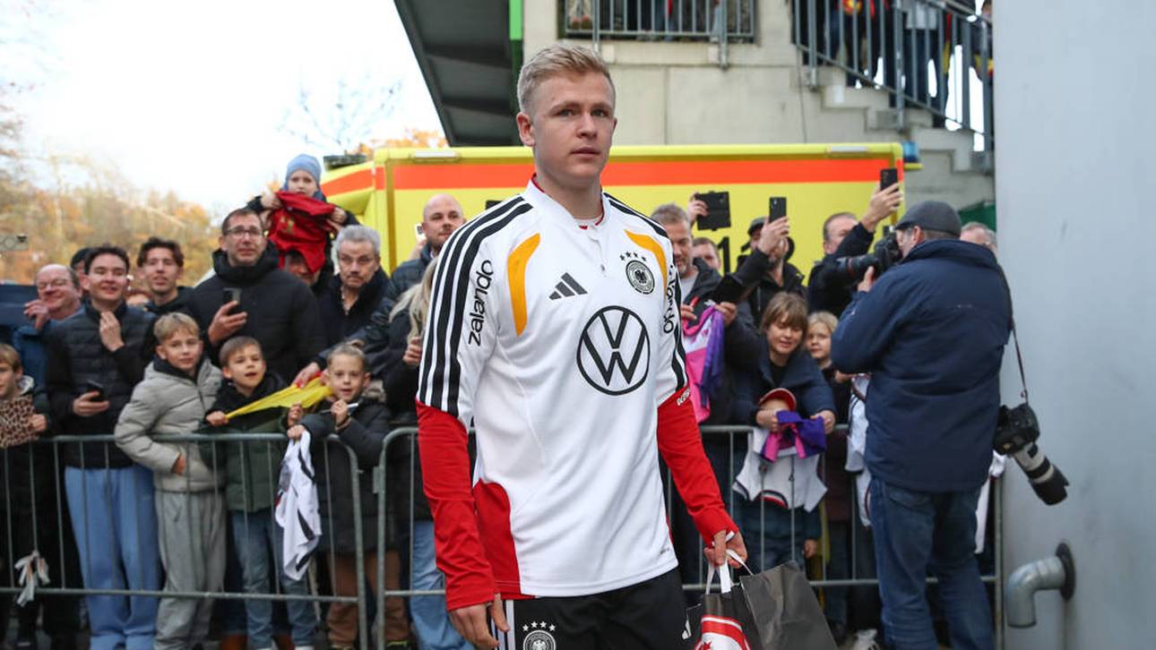 Jonathan Burkardt (hier im DFB-Dress) drückt seinem alten Verein die Daumen