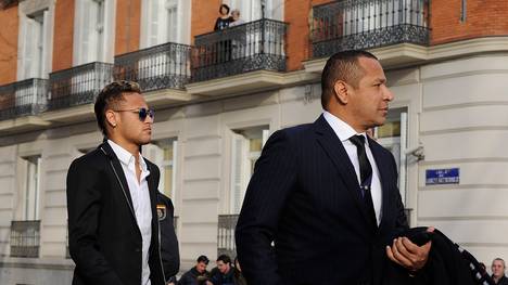 Neymar At National Court On FC Barcelona Fraud Investigation