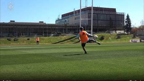 Immer, wenn Thiago und Rodri sich bei der spanischen Nationalelf treffen, zeigen sie im Training ihre unfassbare Technik. So auch diesmal wieder.