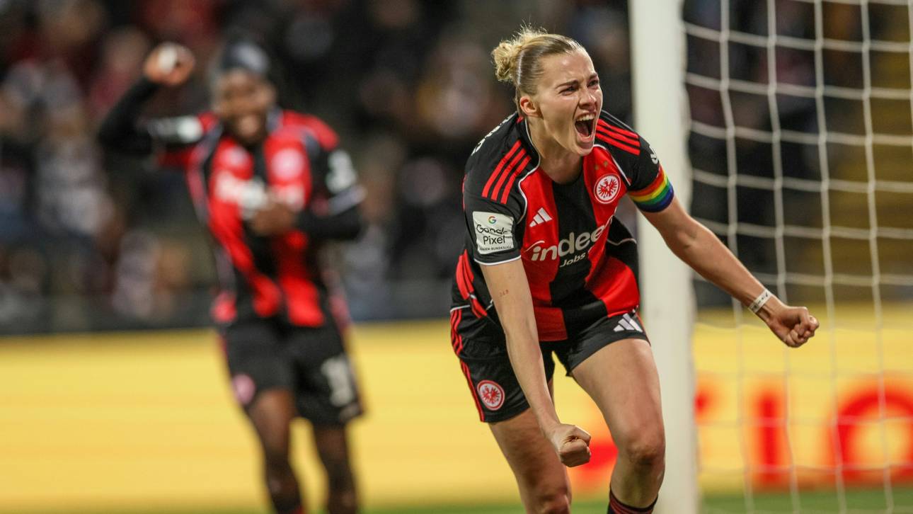 Frankfurt stürmt auf Platz drei