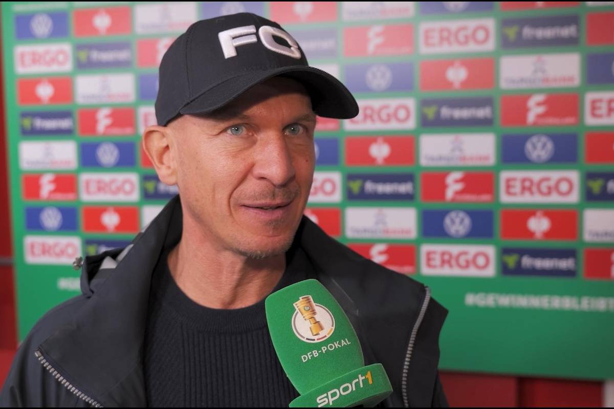 Köln-Trainer Gerhard Struber spricht im Interview über die lange Nachspielzeit im Viertelfinale des DFB-Pokal gegen Bayer Leverkusen.