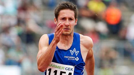 Christian Blum lief in Chemnitz 6,56 Sekunden über die 60 m