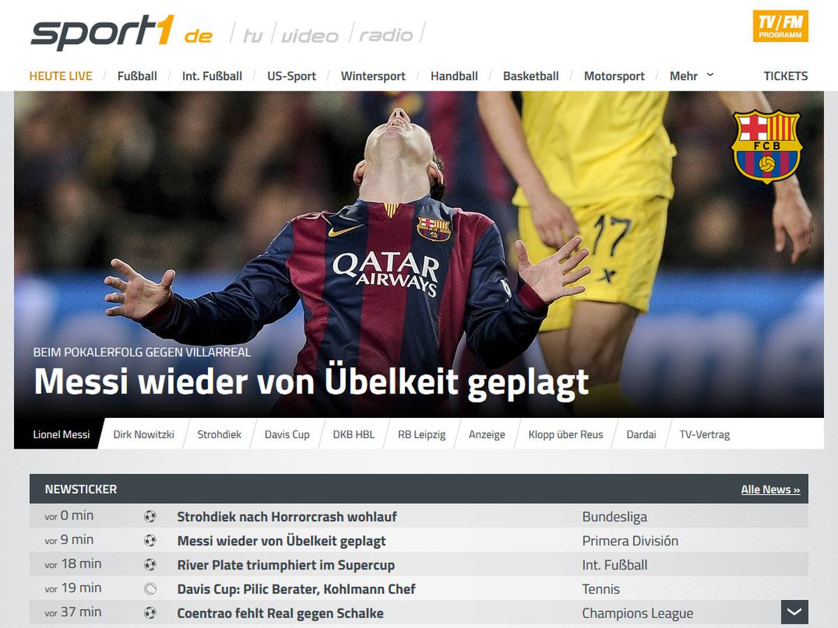 Sport1 De Als Startseite Einrichten