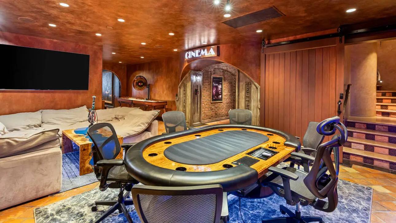 Beinahe bescheiden: Der Pokerraum