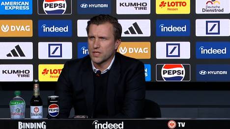 Eintracht Frankfurts Sportvorstand Markus Krösche erklärt auf dessen Antritts-Pressekonferenz die Verpflichtung von Albert Riera als neuen Trainer - und offenbart den Verlauf der Verhandlungen. 