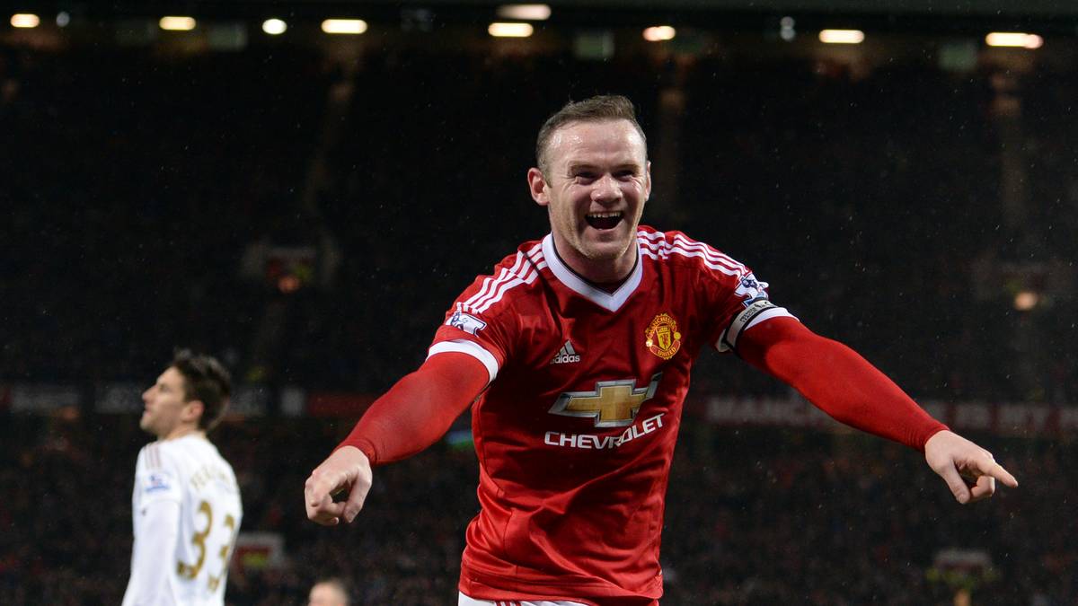 PLATZ 2 - WAYNE ROONEY (England): 208 Tore für Manchester United und FC Everton