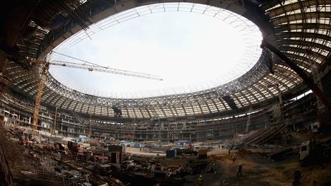 General Views of Luzhniki Stadium - Media Tour ahead of FIFA World Cup Russia 2018 Preliminary Draw