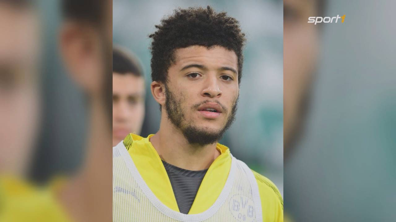 Jadon Sancho von Borussia Dortmund trägt jetzt einen Vollbart
