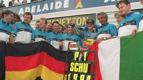 Michael Schumacher wurde 1994 erstmals Formel-1-Weltmeister