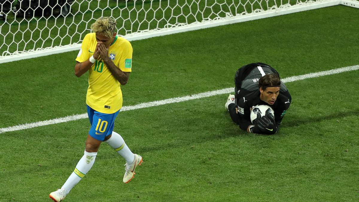 In der 78. Minute prüft Neymar Yann Sommer aus der Distanz, kurz vor Schluss kommt er im Strafraum frei zum Kopfball. Doch wieder ist Sommer Endstation