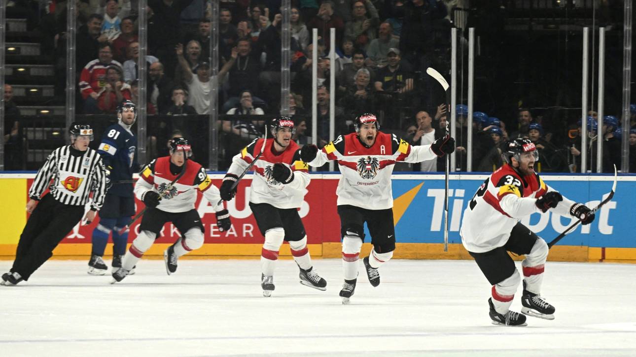 Eishockey-WM: Österreich überrascht auch Finnland