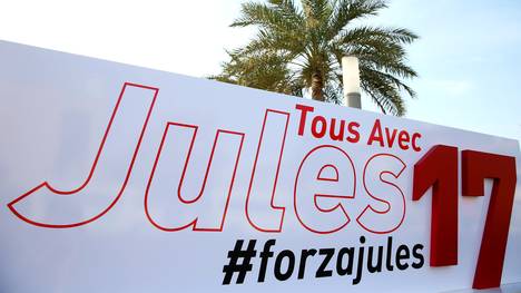 F1 Grand Prix of Abu Dhabi - Previews-Plakat für Jules Bianchi