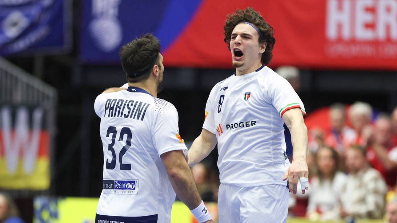 Italien-Fingerzeig Richtung Deutschland