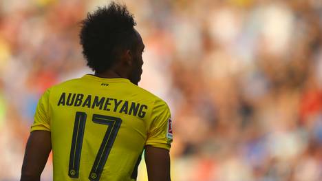 Pierre-Emerick Aubameyang von Borussia Dortmund wird mit einem Transfer nach China in Verbindung gebracht