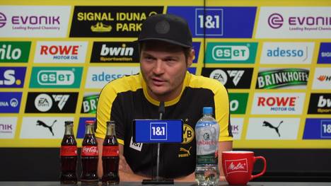 Edin Terzic schwärmt auf der Pressekonferenz von BVB-Star Donyell Malen und erklärt, was er für einen Unterschied im Spiel machen kann. 