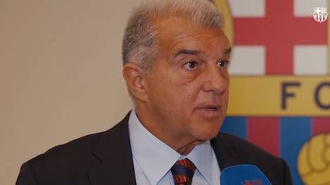Barca-Präsident Joan Laporta legt die Hintergründe über den Transferpoker von Julian Álvarez offen - und nennt dabei brisante Details. 