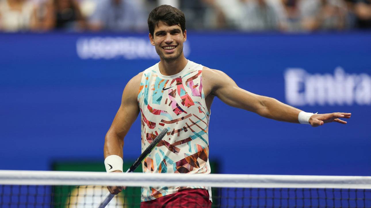 Alcaraz marschiert bei US Open