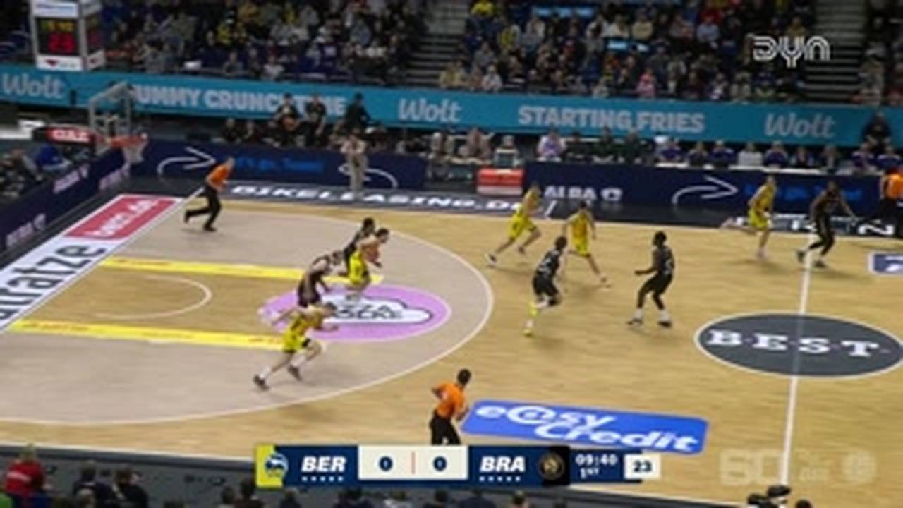 ALBA BERLIN - Basketball Löwen Braunschweig | BBL-Highlights im Video