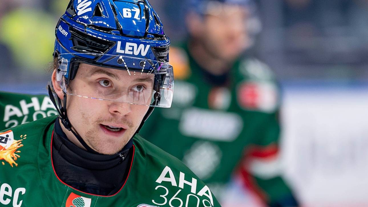 Florian Elias im Trikot der Augsburger Panther