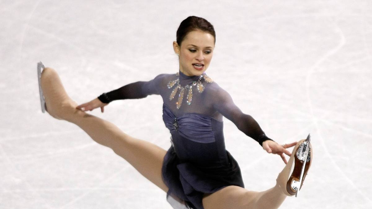 Sogar noch kleiner als Johaug ist die nur 1,57m große Eiskunstläuferin Sasha Cohen
