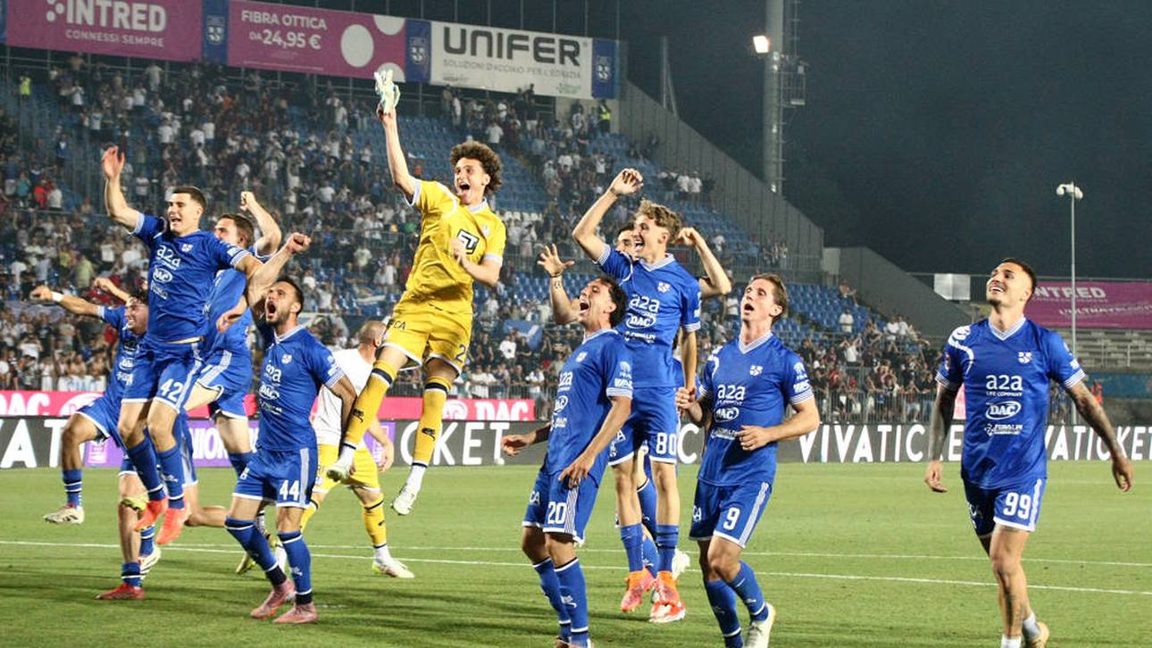Nach dem Triumph über Salernitana war der Jubel bereits riesig