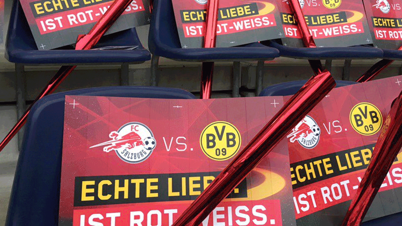 Salzburg nimmt BVB auf die Schippe