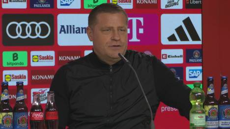 Nach der unglücklichen Saison 2023/24 zieht FC-Bayern-Sportvorstand Max Eberl eine positive Bilanz zur momentanen Saison.