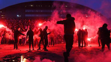 Zwischen Fans von Lyon und Marseille kommt es immer wieder zu Ausschreitungen