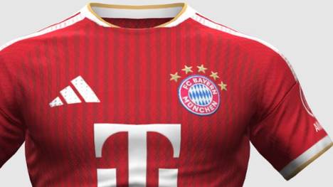 Neue Leaks deuten darauf hin, dass das Heimtrikot des FC Bayern München für die Saison 2026/27 ein klassisches rotes Design mit feinen Längsstreifen und goldenen Details erhalten könnte.