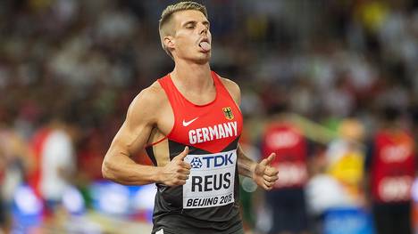 Julian Reus verbesserte 2016 den Deutschen Rekord über 100 m bereits zweimal, zuletzt auf 10,01 Sekunden