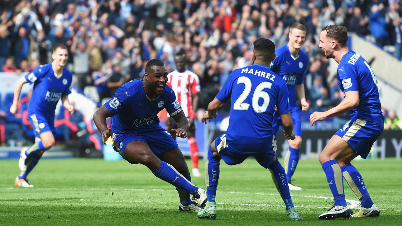 Leicester feiert mit Donuts und Bier