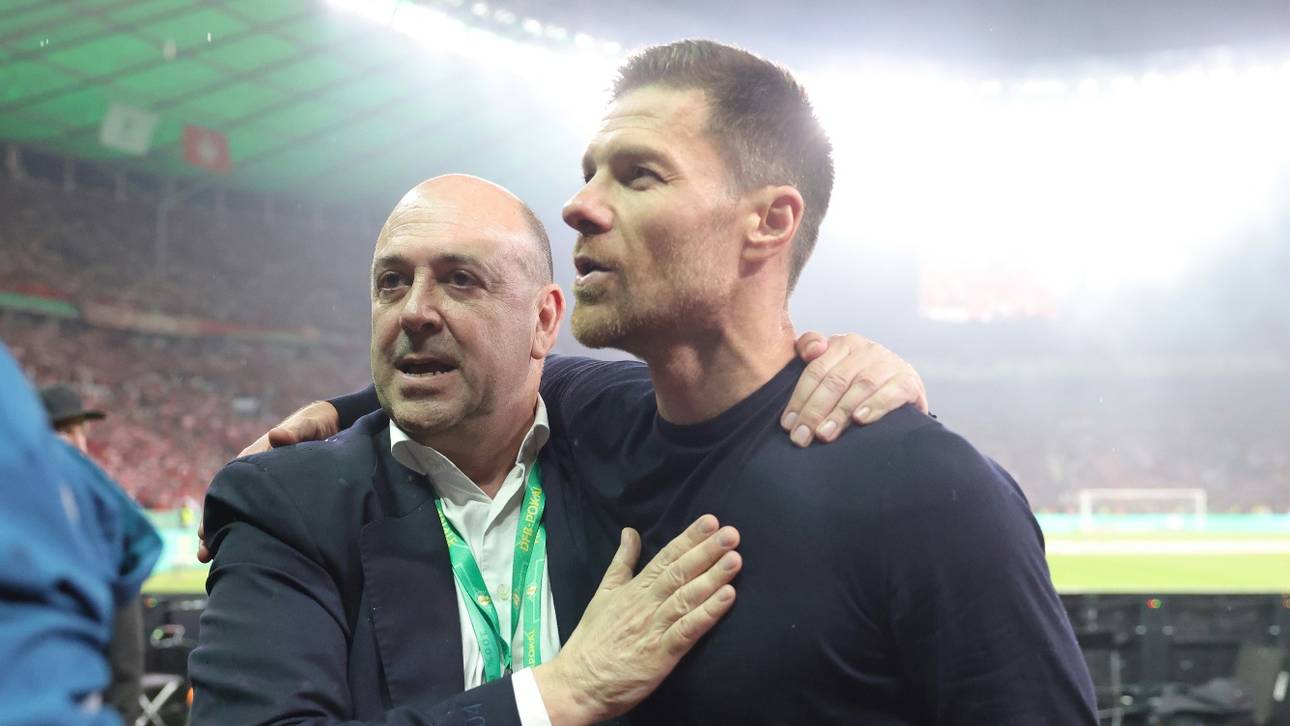 Leverkusens Spanier: Fernando Carro (l.) und Xabi Alonso