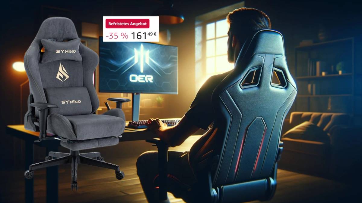 Entdecke ultimativen Gaming-Komfort: Den Symino Gaming Stuhl gibt es jetzt bei Amazon kurzzeitig mit 35% Rabatt!