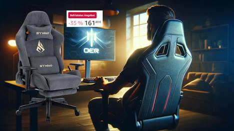 Der Gaming Stuhl von Symino bietet deinem Körper höchsten Sitzkomfort.