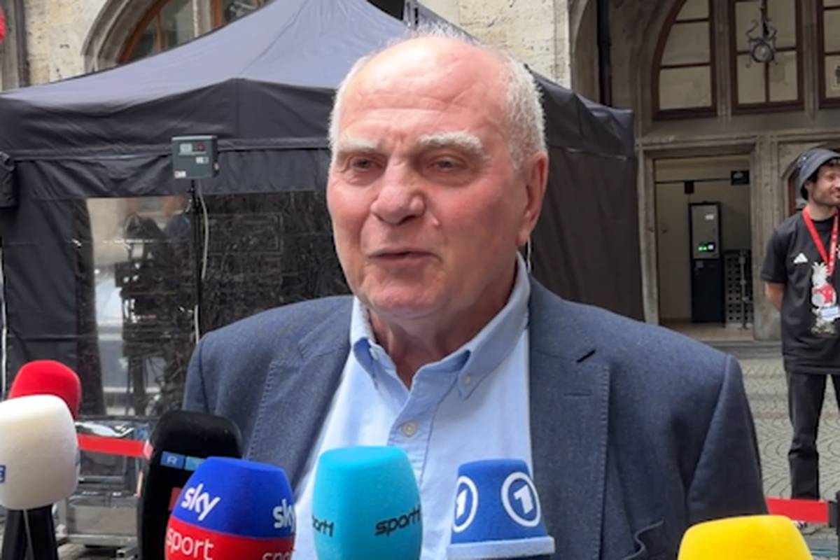 Hoeneß stichelt: "Sagen Sie doch ihre Meinung!"