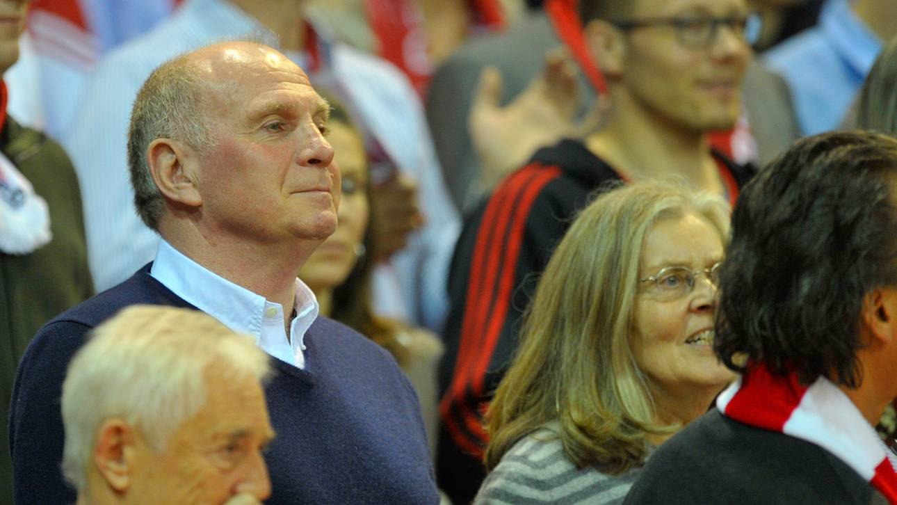 Uli Hoeneß schaute sich zuletzt das Pokalfinale zwischen Bayern und ALBA im Audi Dome an