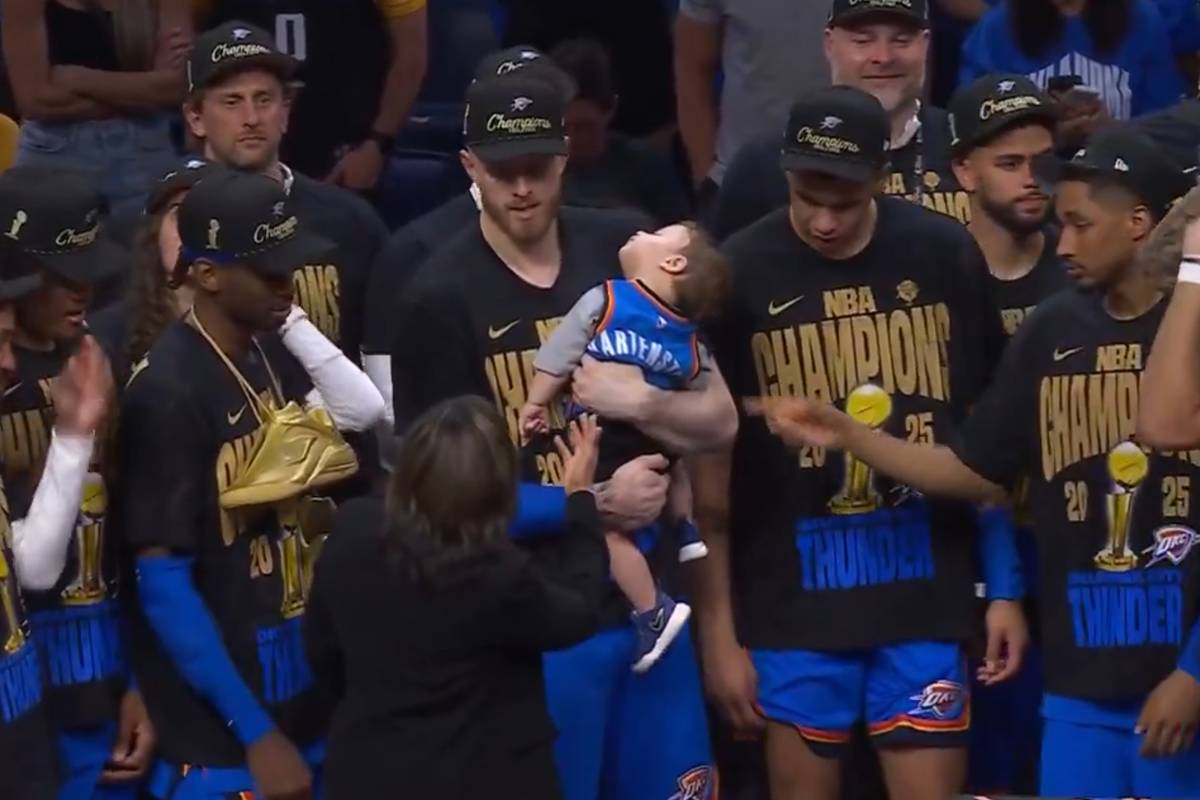 Sohn von deutschem NBA-Star geht viral