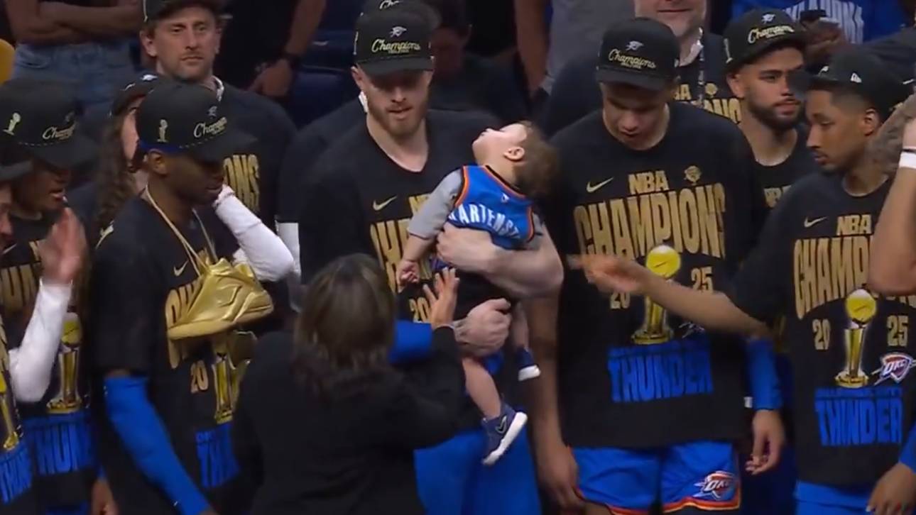 Sohn von deutschem NBA-Star geht viral