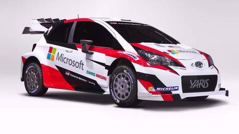 Toyota zeigt bei der Motorshow in Paris das Design des neuen Yaris WRC