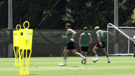 Sie kamen aus der Bundesliga und sind die Rekord-Transfers der Reds. Florian Wirtz und Hugo Ekitiké feilen im Trainingslager an der Feinjustierung für die Titelreife.