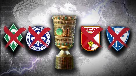 Nach der Pleite des FC Bayern im Supercup zuhause gegen RB Leipzig scheitern gleich vier Erstligisten an unterklassigen Mannschaften in der ersten Runde des DFB-Pokals. Schwere Bürden vor dem Bundesligastart am Wochenende.