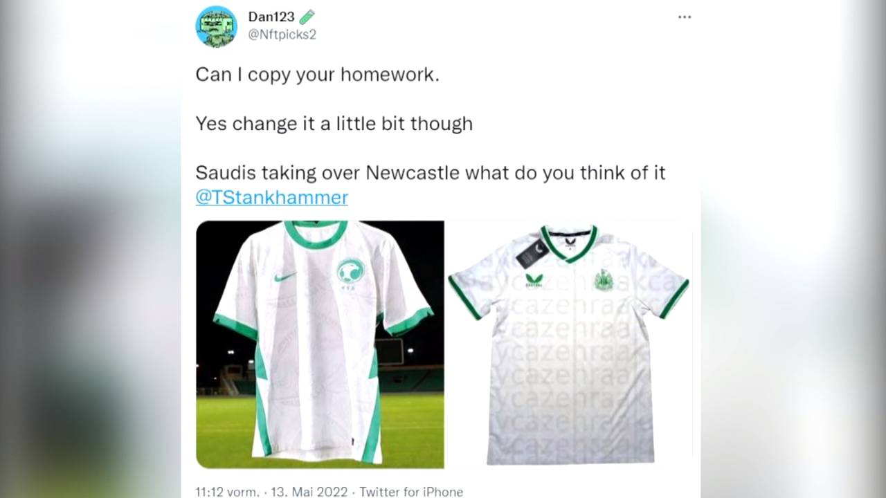 Premier League: Newcastle United verärgert seine Fans mit Scheich-Trikot