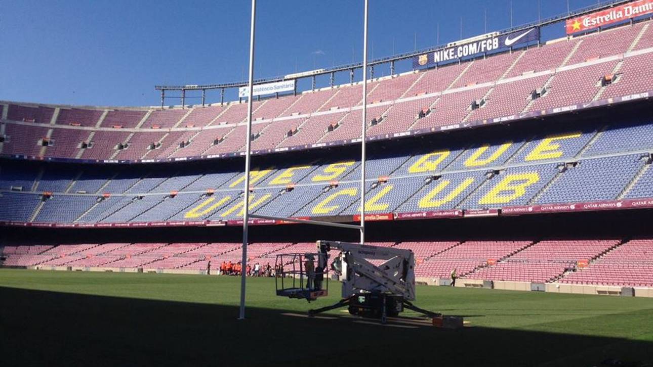 Rugby-Weltrekordspiel im Camp Nou