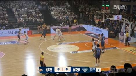 Die BBL-Highlights der Basketball-Partie Science City Jena - MLP Academics Heidelberg im Video.