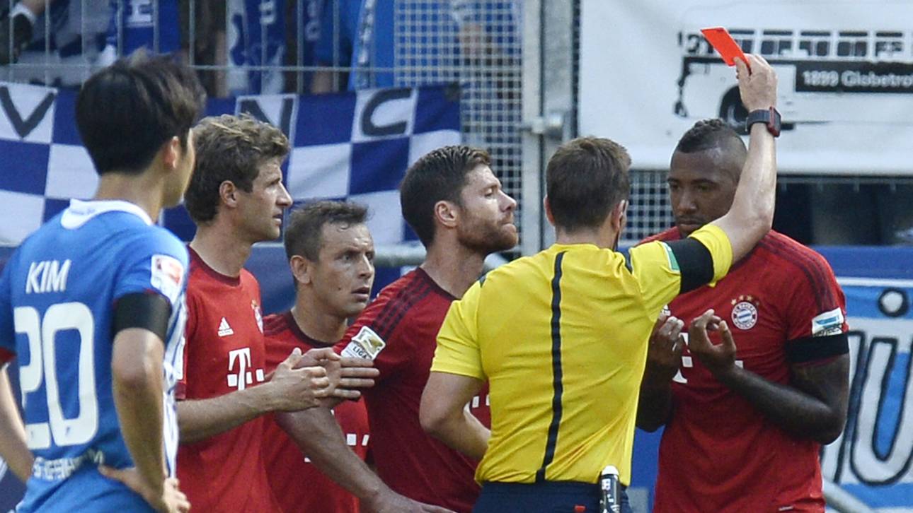 Die Bundesliga-Elf der Rotsünder