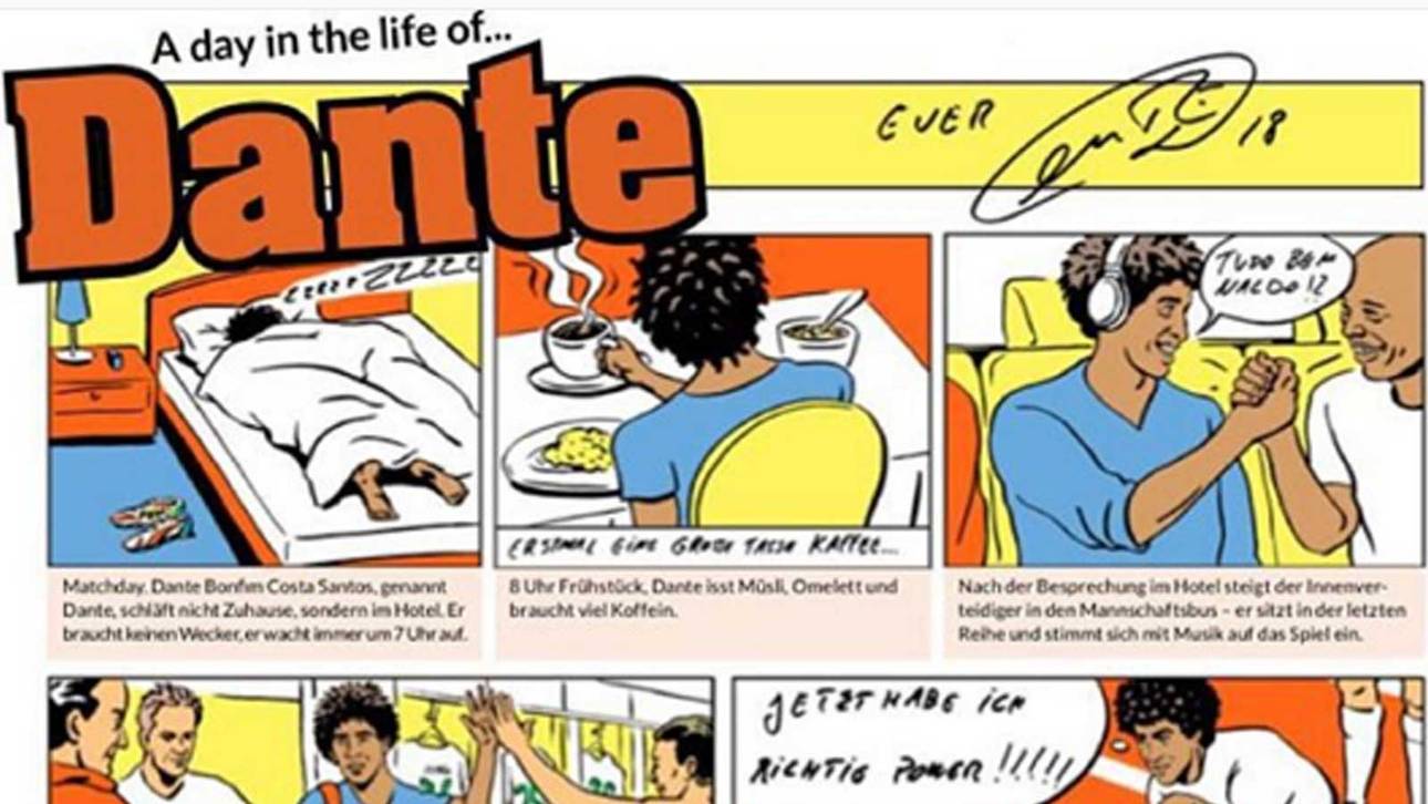 Dante wird zum Comichelden