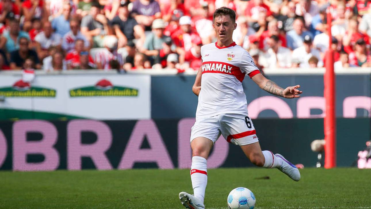 Angelo Stiller im Spiel gegen den SC Freiburg