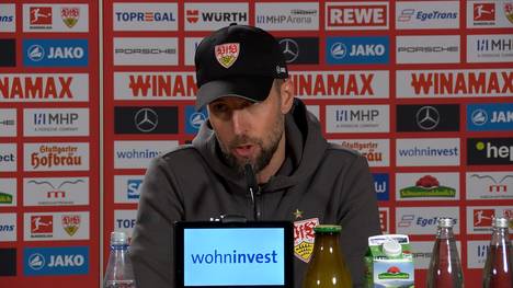 VfB-Trainer Sebastian Hoeneß analysiert das Unentschieden der Stuttgarter gegen den 1. FC Köln.